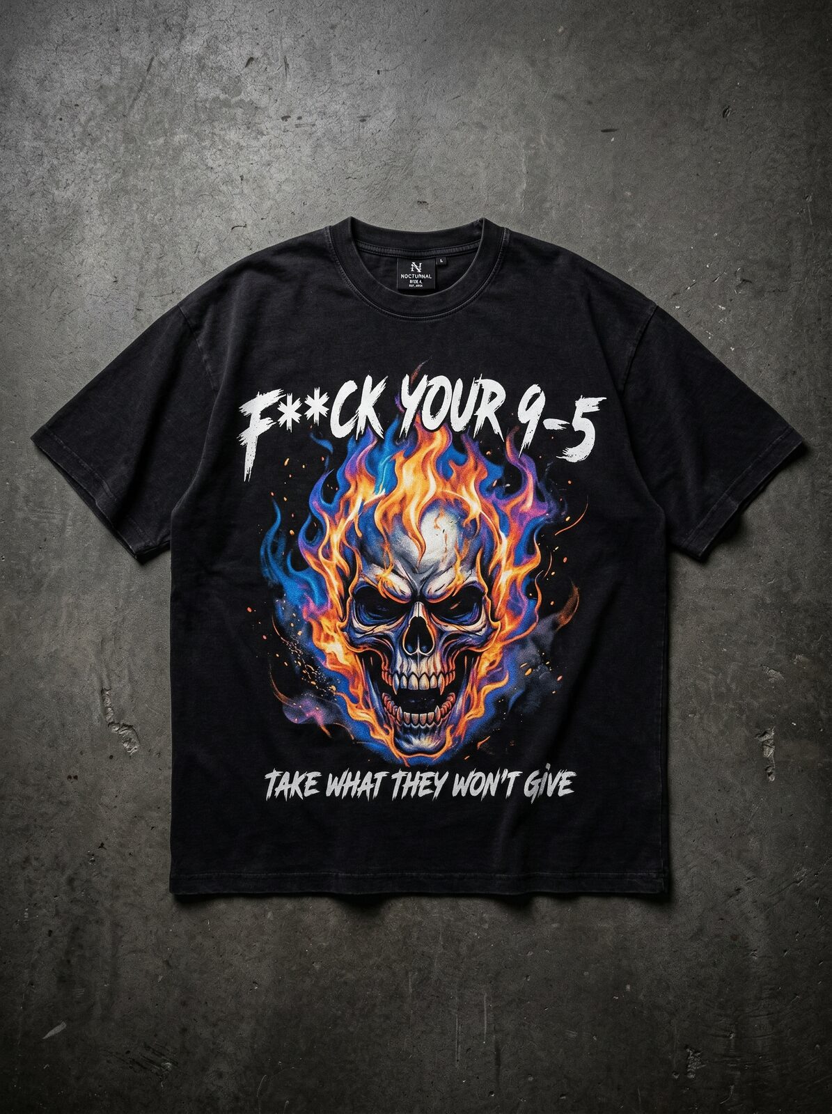 Fire Skull Tee — Front