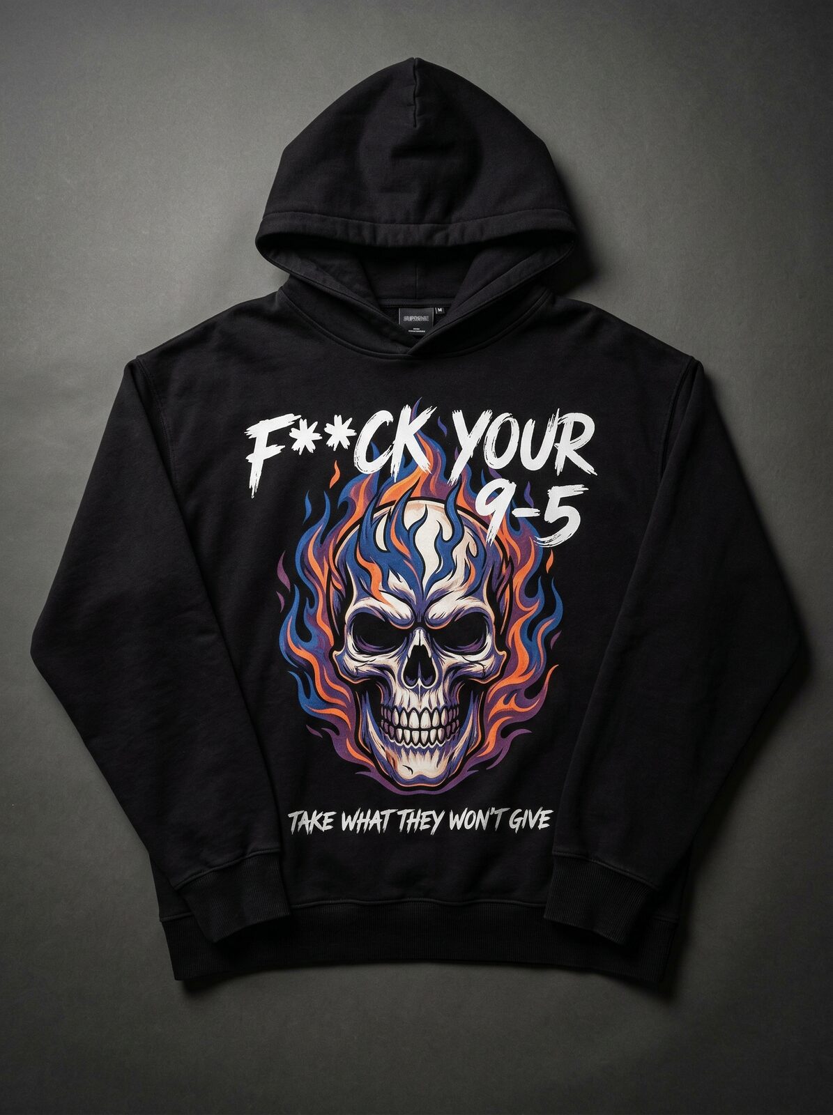 Fire Skull Hoodie — Front